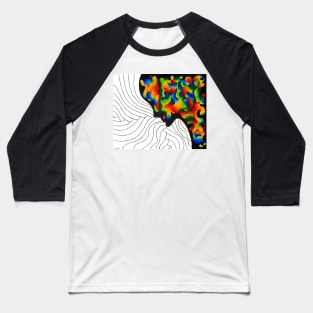 Gazing Down Baseball T-Shirt